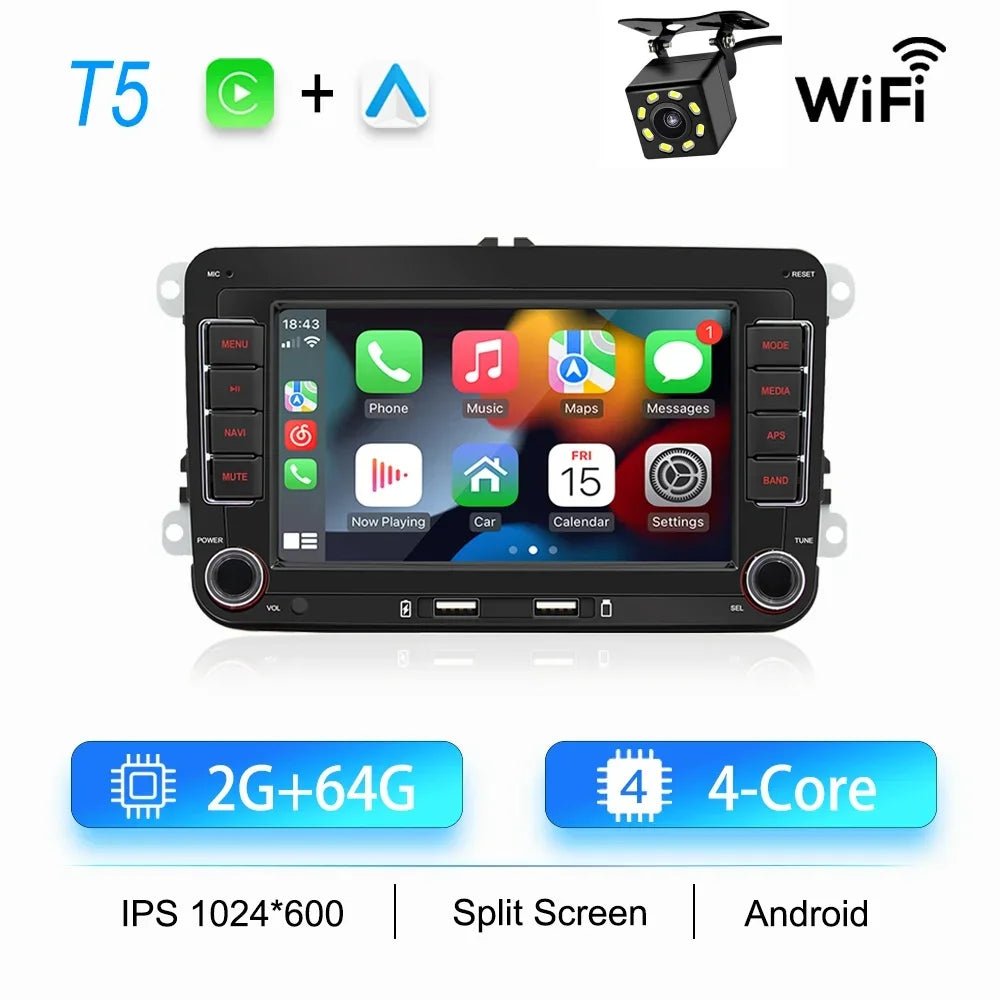 Android Car Stereo for Volkswagen – CarPlay, Android Auto & GPS