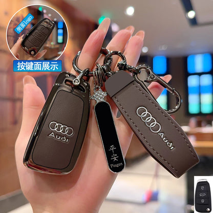Schlüsseletui aus Zinklegierung für Audi – Stilvoller Schutz für Ihren Autoschlüssel