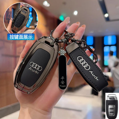 Schlüsseletui aus Zinklegierung für Audi – Stilvoller Schutz für Ihren Autoschlüssel