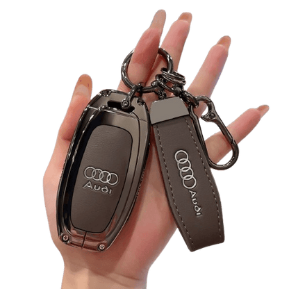 Schlüsseletui aus Zinklegierung für Audi – Stilvoller Schutz für Ihren Autoschlüssel