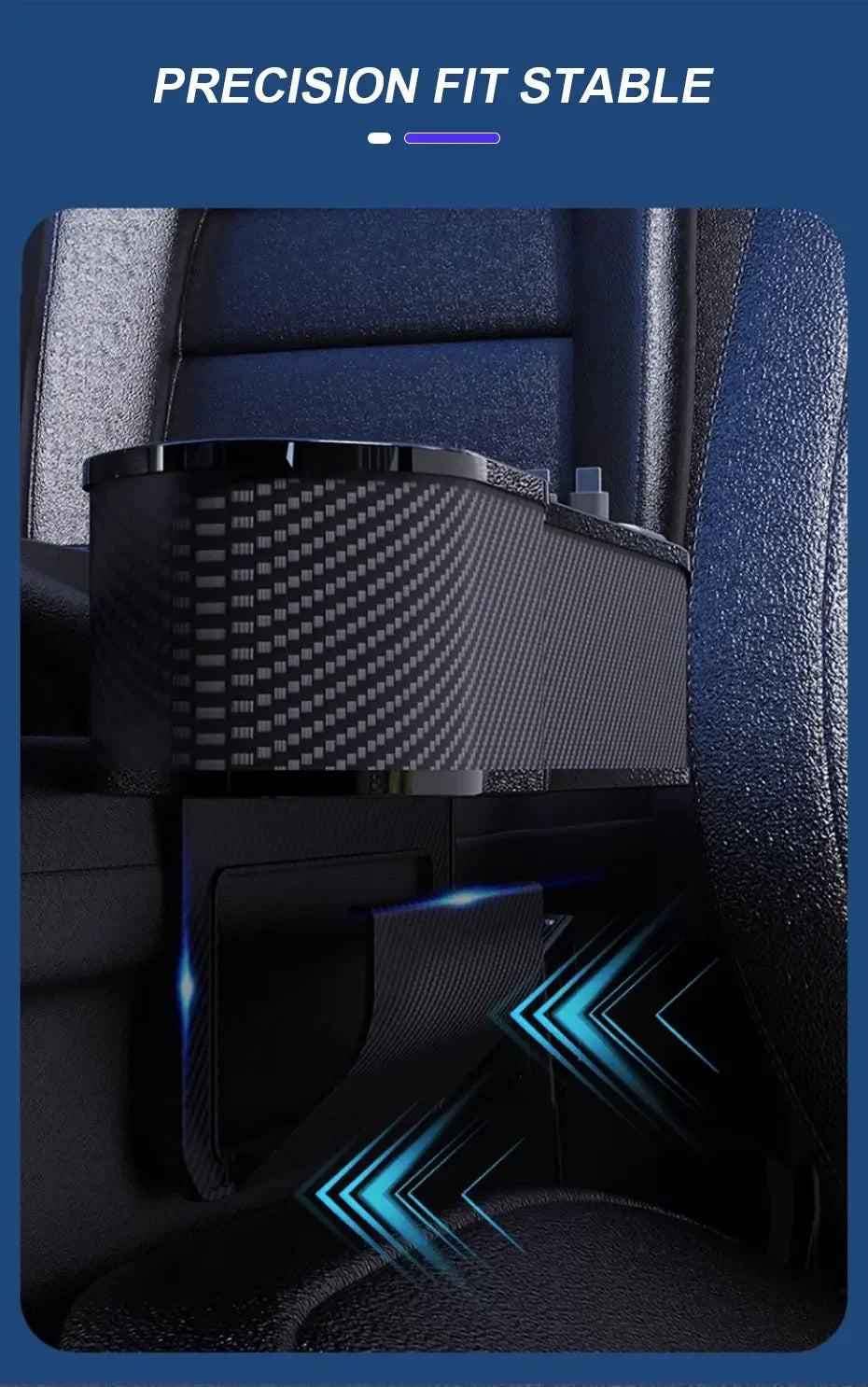 Multifunktionaler Auto-Sitzspalt-Halter mit Wireless Charging & 40W USB/USB-C Ladeanschluss