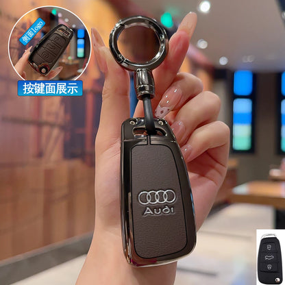 Schlüsseletui aus Zinklegierung für Audi – Stilvoller Schutz für Ihren Autoschlüssel