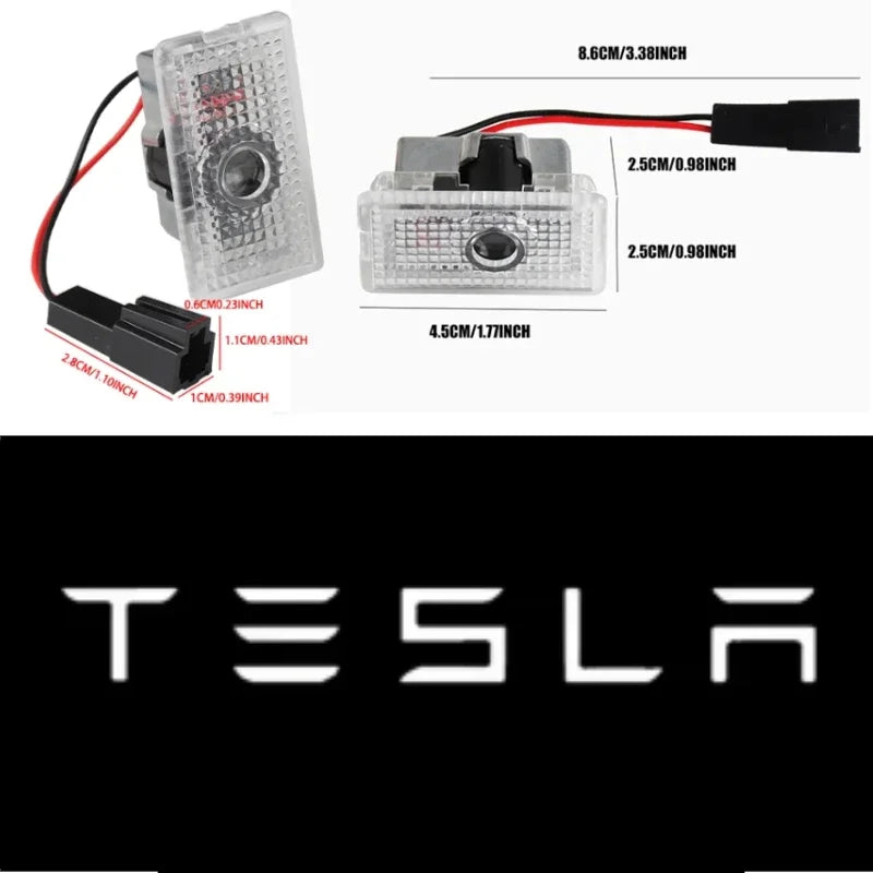 Tesla-Emblem-Aufkleber – ABS-Logo-Emblem für Tesla-Modelle