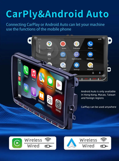 Android-Multimediasystem für Volkswagen mit CarPlay, Android Auto & GPS