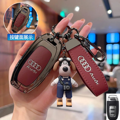 Schlüsseletui aus Zinklegierung für Audi – Stilvoller Schutz für Ihren Autoschlüssel