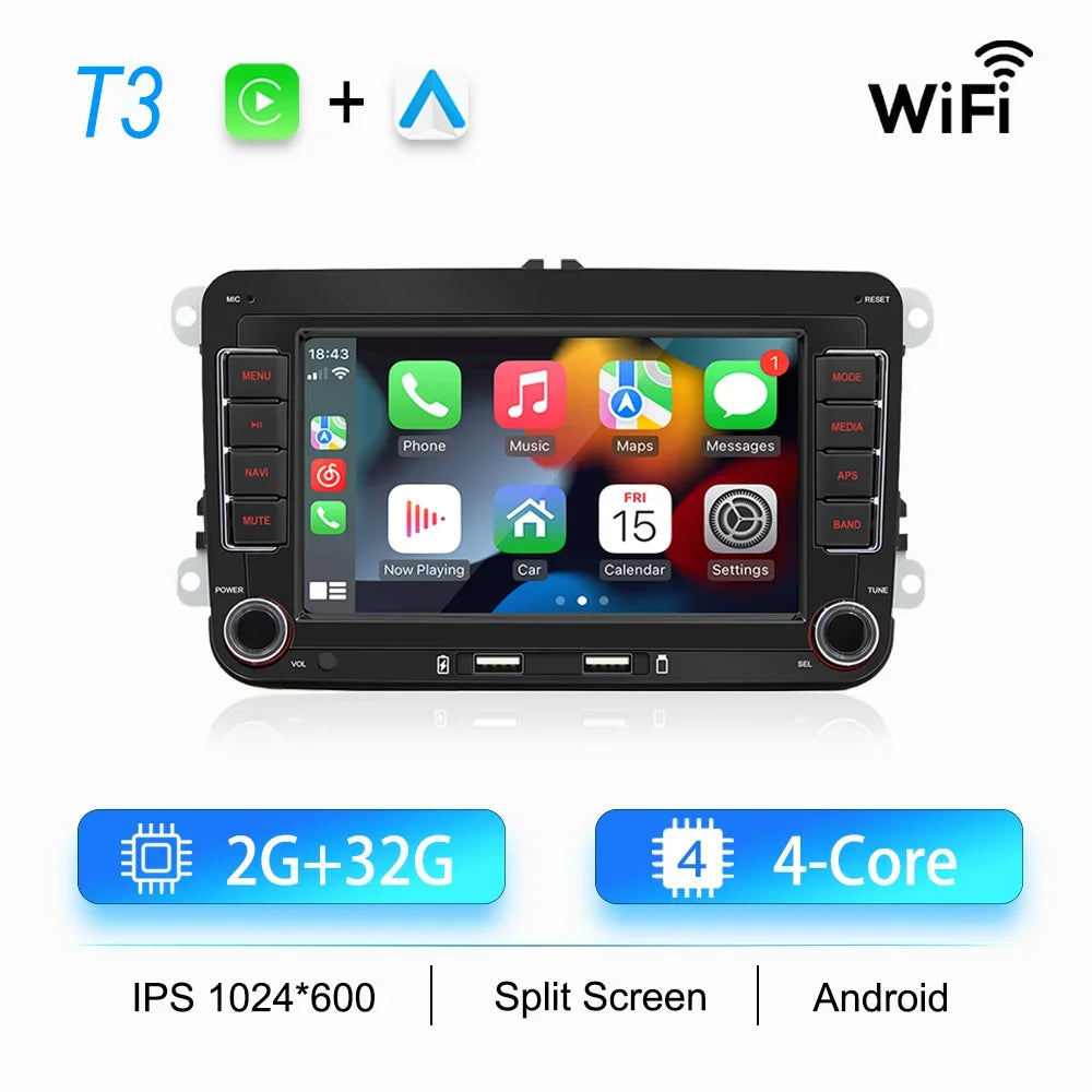 Android Car Stereo for Volkswagen – CarPlay, Android Auto & GPS