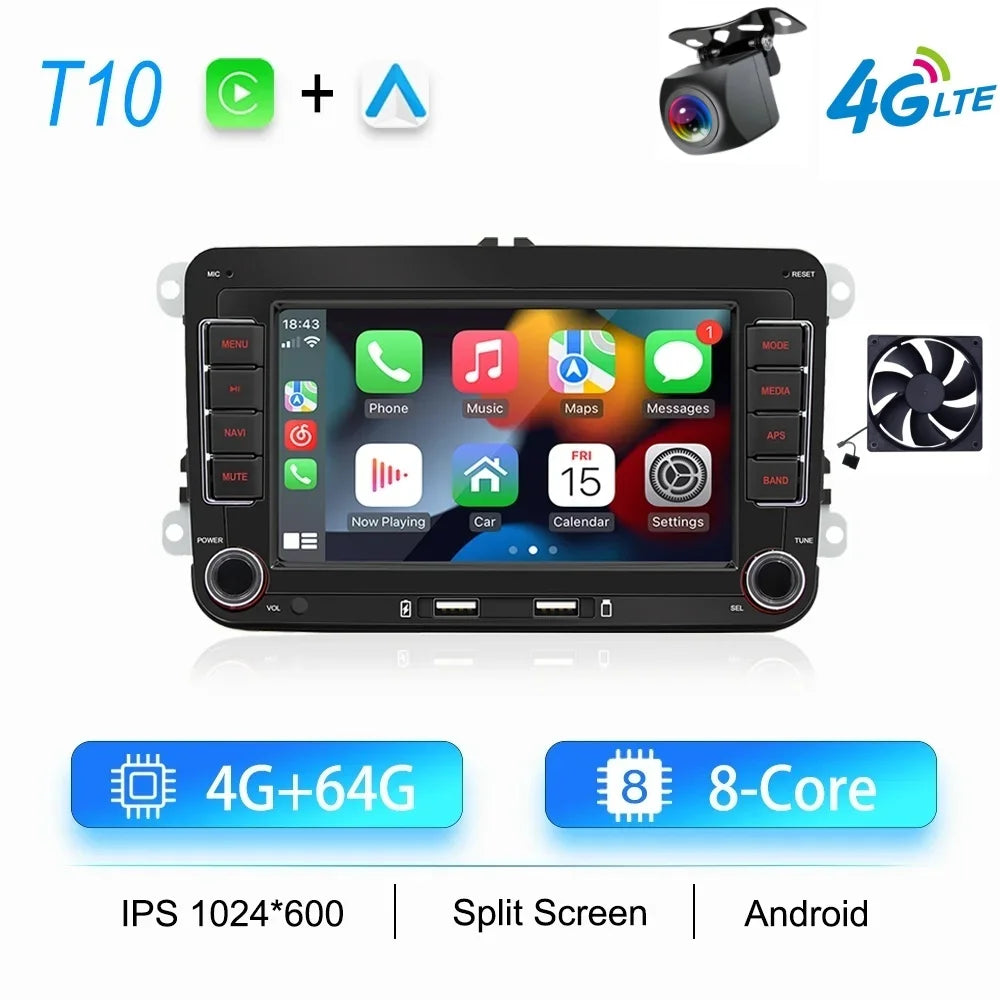 Android Car Stereo for Volkswagen – CarPlay, Android Auto & GPS