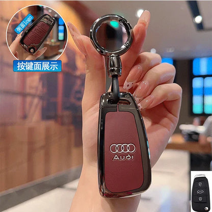 Schlüsseletui aus Zinklegierung für Audi – Stilvoller Schutz für Ihren Autoschlüssel