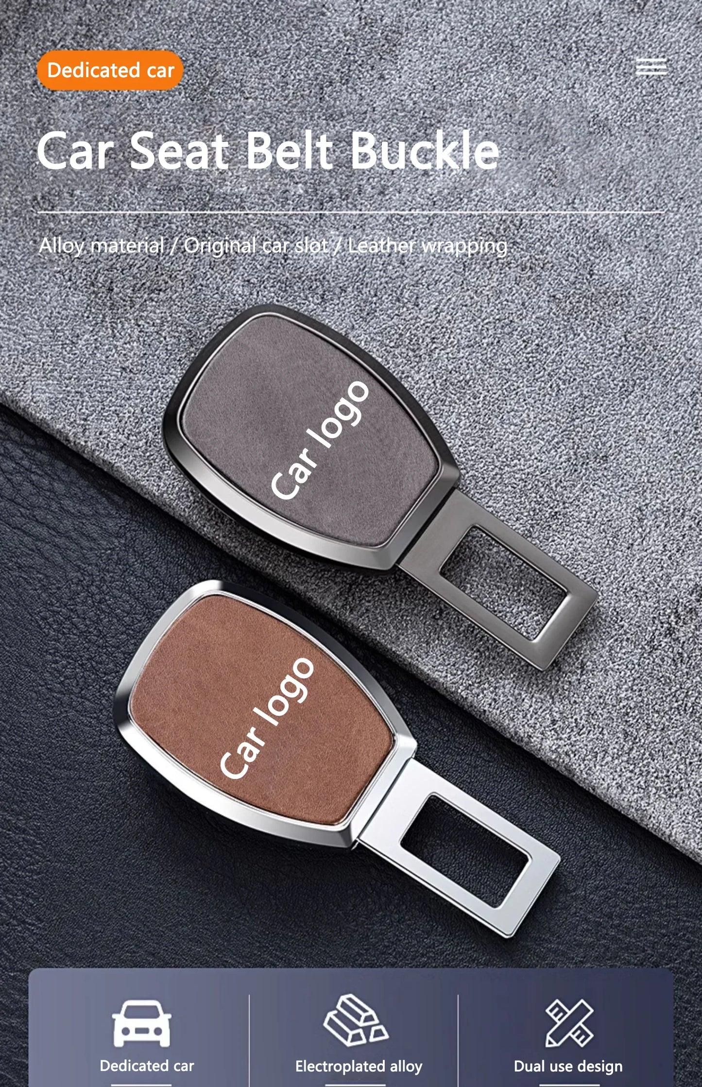 Sicherheitsgurt Verlängerungsclip für Audi – Sitzgurt Schnalle & Schlossabdeckung (A1–Q8, RS Modelle)