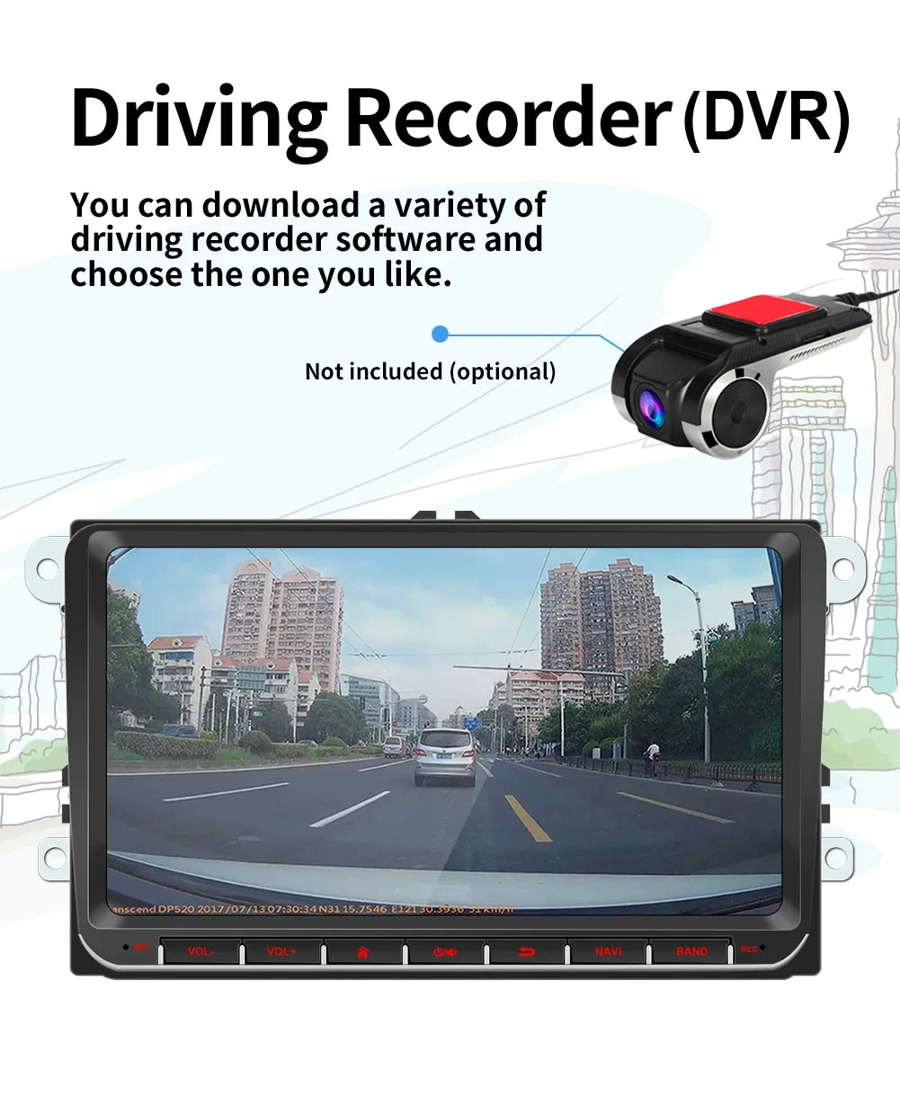 Android-Multimediasystem für Volkswagen mit CarPlay, Android Auto & GPS