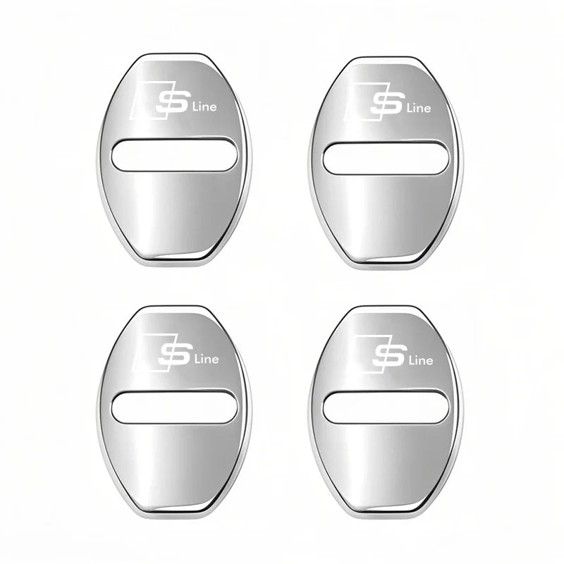 Audi Door Lock Cover – Zinc Alloy Protective Cap for A1 & Q8 Series