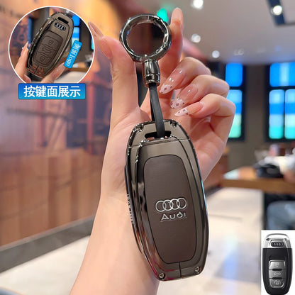 Schlüsseletui aus Zinklegierung für Audi – Stilvoller Schutz für Ihren Autoschlüssel