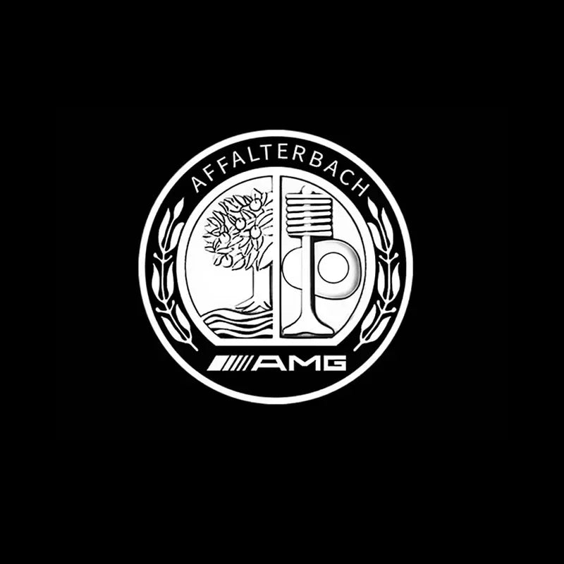 2er-Set LED Türlicht-Projektor mit Mercedes-Benz Logo – kompatibel mit W212, W205, AMG, GLA, GLC, GLB, GLE und mehr