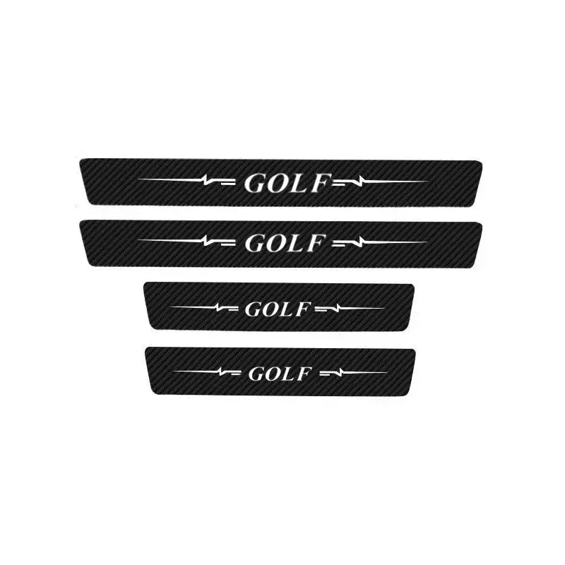 Türschwellenaufkleber für VW Golf – Anti-Kratzschutz mit sportlichem Design (4-teiliges Set)