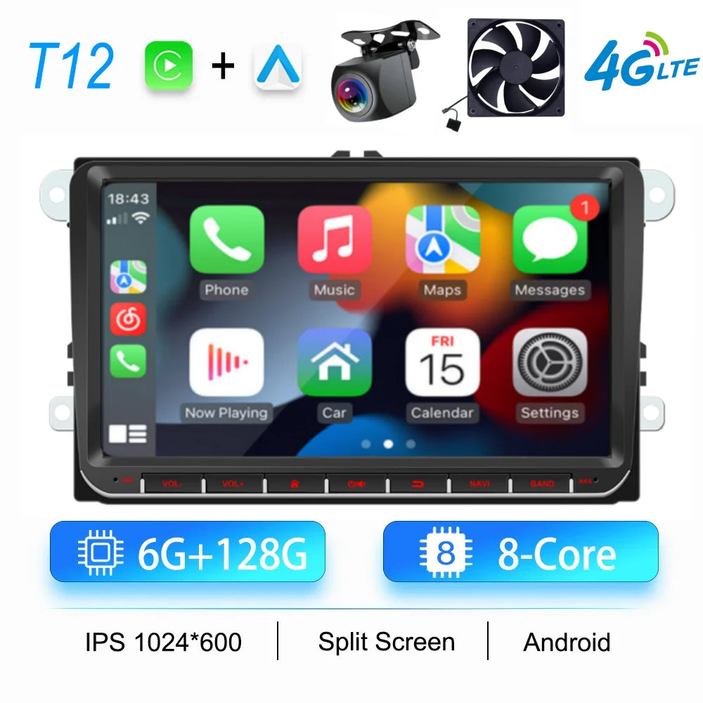 Android Car Stereo for Volkswagen – CarPlay, Android Auto & GPS