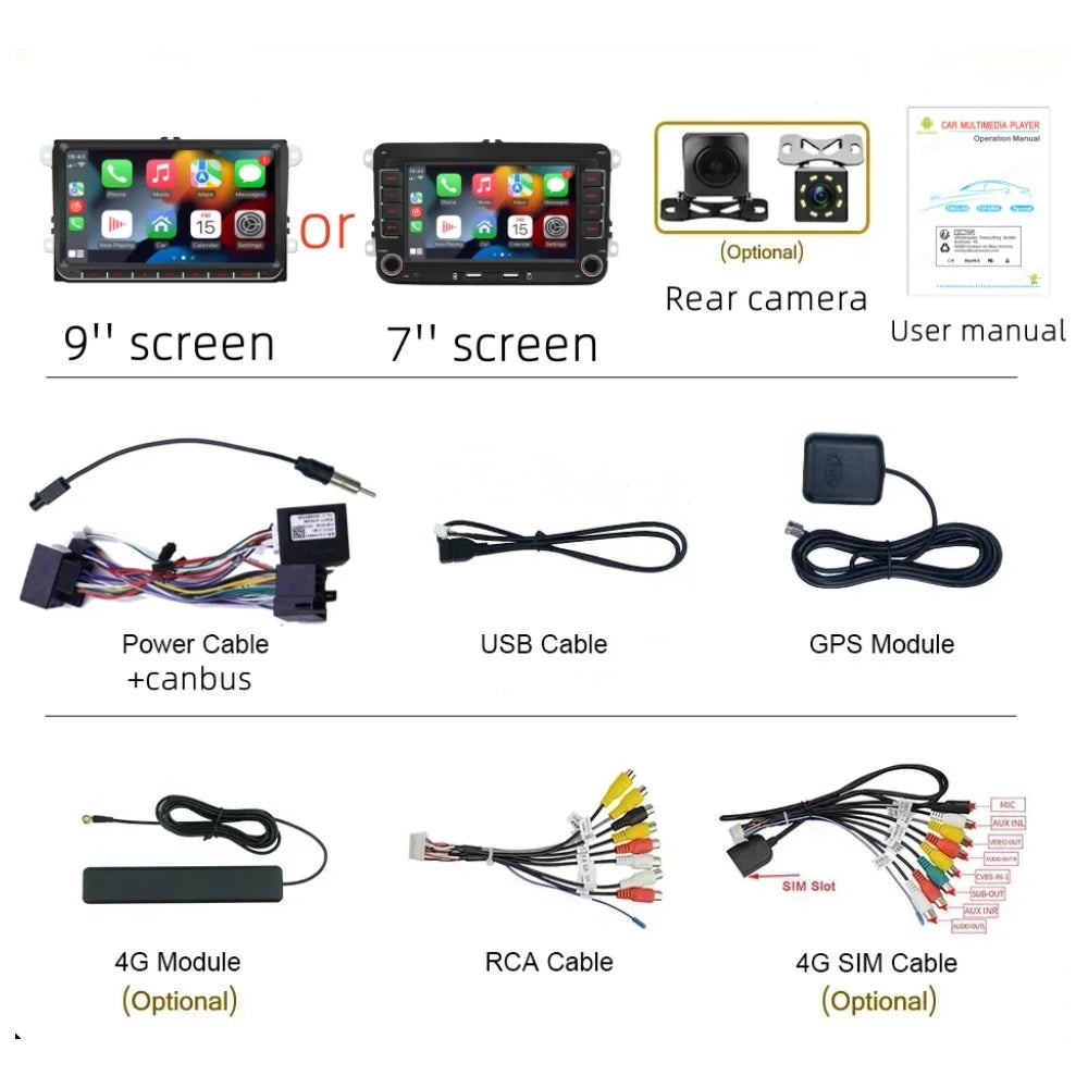 Android Car Stereo for Volkswagen – CarPlay, Android Auto & GPS