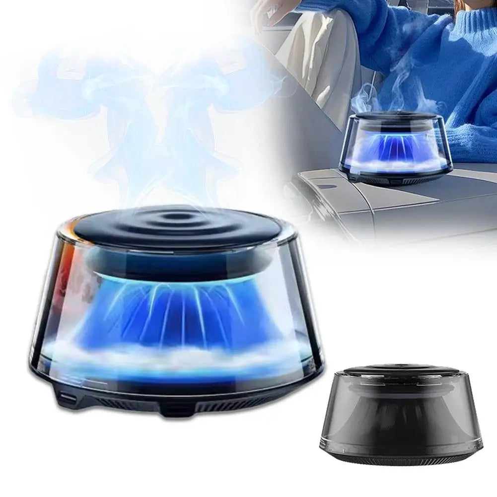 smart car air diffuser RGB car air freshener snow mountain scent