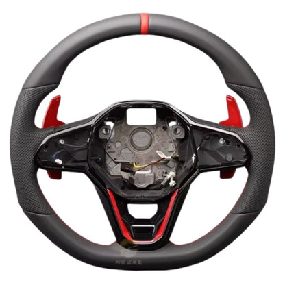 Sportlenkrad aus synthetischem Leder für Volkswagen Golf mit sportlicher Form