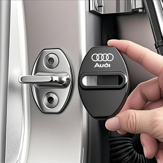 Audi zinc alloy car door lock buckle cover – protective cap set for Audi A1 A3 A4 A6 Q3 Q5 Q7 series
