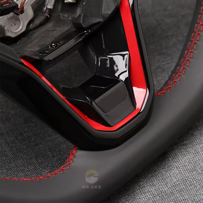 Sportlenkrad aus Kunstleder für Volkswagen Golf – Universelles Premium-Design