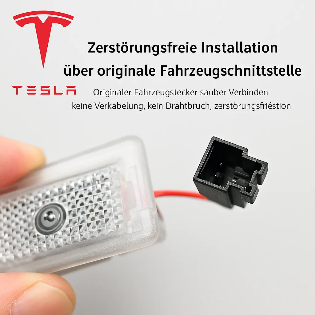 Tesla-Emblem-Aufkleber – ABS-Logo-Emblem für Tesla-Modelle