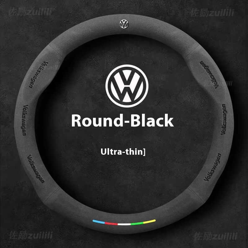 AutoVeredler Suede Steering Wheel Cover – Sport Grip Cover for VW