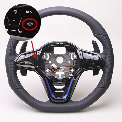 Lenkrad für VW Golf 8 GTI MK8 mit Touch-Tasten & Schaltwippen – Modell R