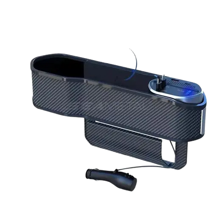 Multifunktionaler Auto-Sitzspalt-Halter mit Wireless Charging & 40W USB/USB-C Ladeanschluss