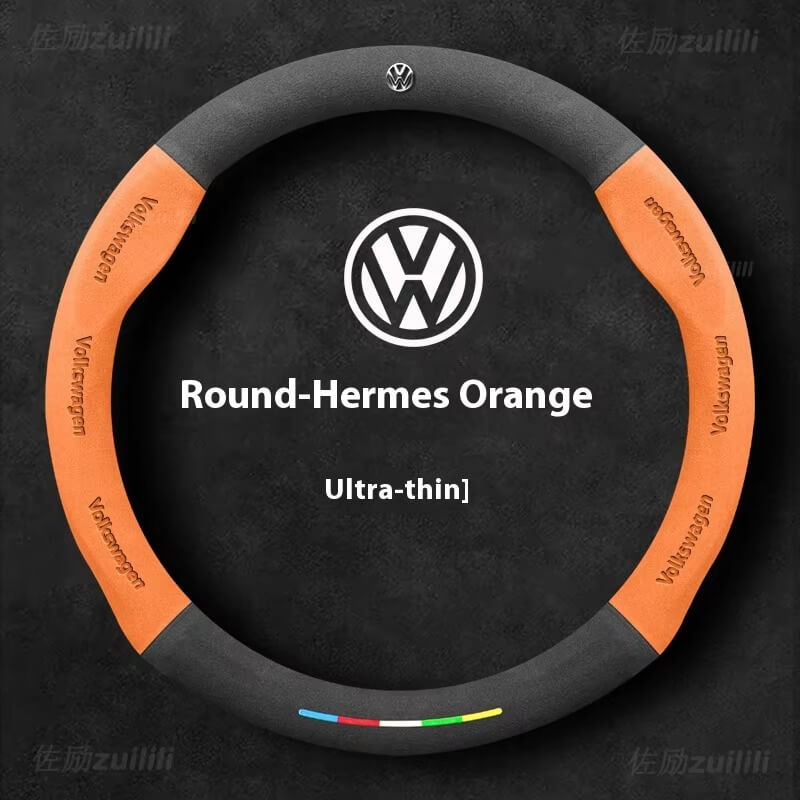AutoVeredler Suede Steering Wheel Cover – Sport Grip Cover for VW