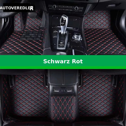 Premium Fußmatten Komplett Schwarz für VW Golf – Luxuriöse und passgenaue Autoteppiche mit rutschfester Oberfläche
